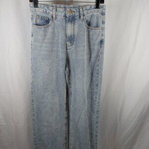 Cider Size S Women's Straight Leg Relaxed Fit Denim Jeans Baby Blue